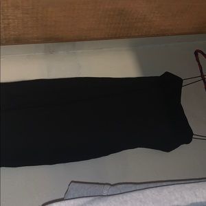 back straight neck dress